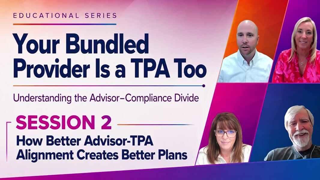 How Better Advisor-TPA Alignment Creates Better Plans
